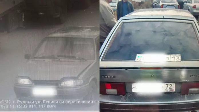 Водителя без прав и с подложными номерами арестовали в Рудном